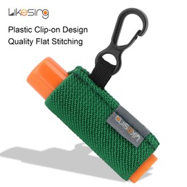 Likesing Lip Balm Holder Keychain, 4 Pack Chapstick Keychain with Clip On for Backpacks, Sports bottles, Tight-Knit Elastic Lipstick Sleeve Holder Keychain Gifts for Friends Women Girls Boys Man