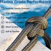 PACTHSD Boat Dock Lines 2 Pack 3/8" x 25' Double