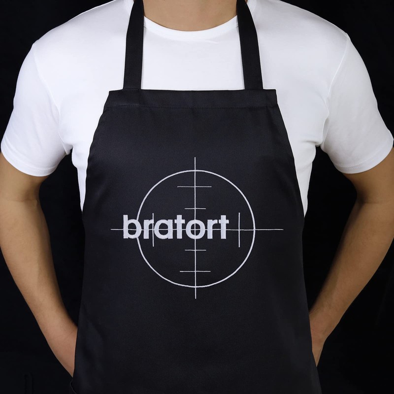 EXPRESS-STICKEREI Barbecue Apron Funny – with Saying Funny Cooking Apron