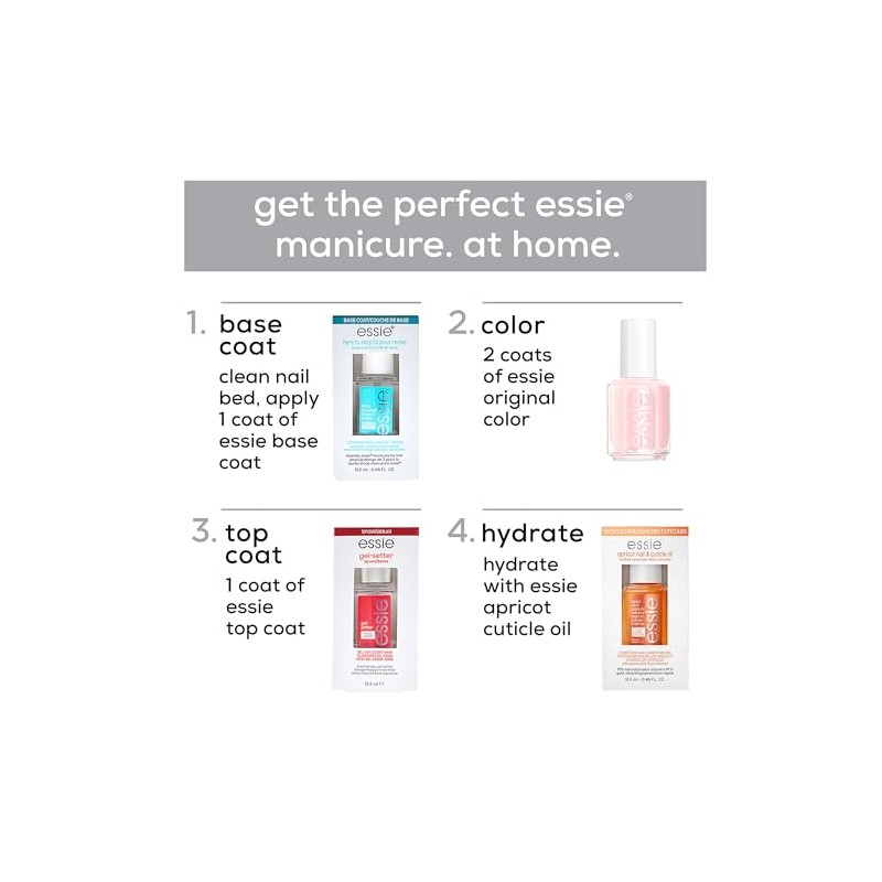 essie Strong Start Nail Strengthening Base Coat, 0.46 Ounce
