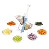 ONCE FOR ALL Vegetable Cutter with Collection Basin, Vegetable Slicer