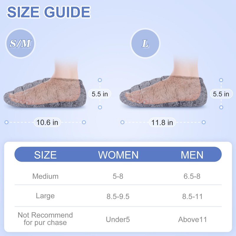 SuzziPad Microwave Heated Gloves and Microwavable Slippers for Discomfort Soothing,
