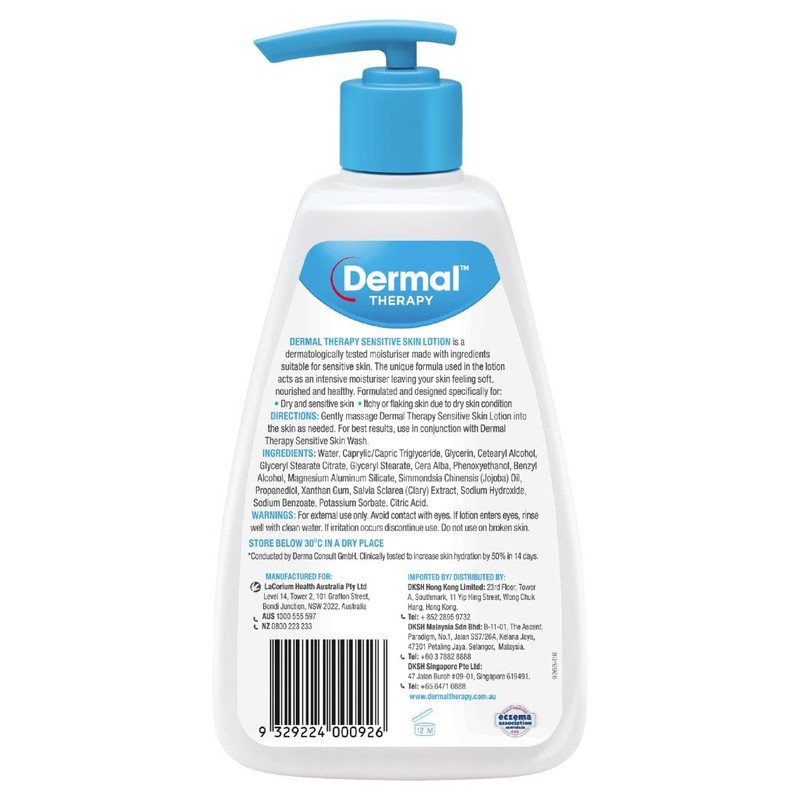 Dermal Therapy Sensitive Skin Lotion 250ml Sensitive Skin Lotion |