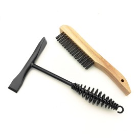 VASTOOLS Welding Chipping Hammer with Coil Spring Handle,10.5",Cross Chisel and Vertical Chisel