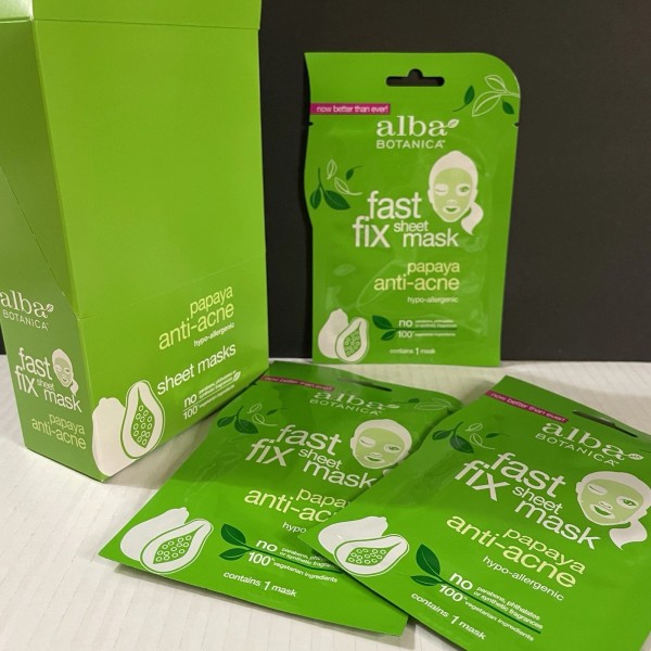 Alba Botanica Lot of 8 Alba Botanica Fast Fix Sheet