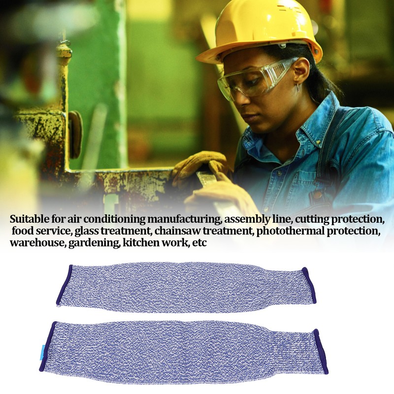 4pcs Cut Resistant Sleeves Breathable Comfortable Safety Arm Guard for