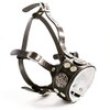 Bestia Hektor Leather Dog Muzzle. Studded design. 100% genuine leather