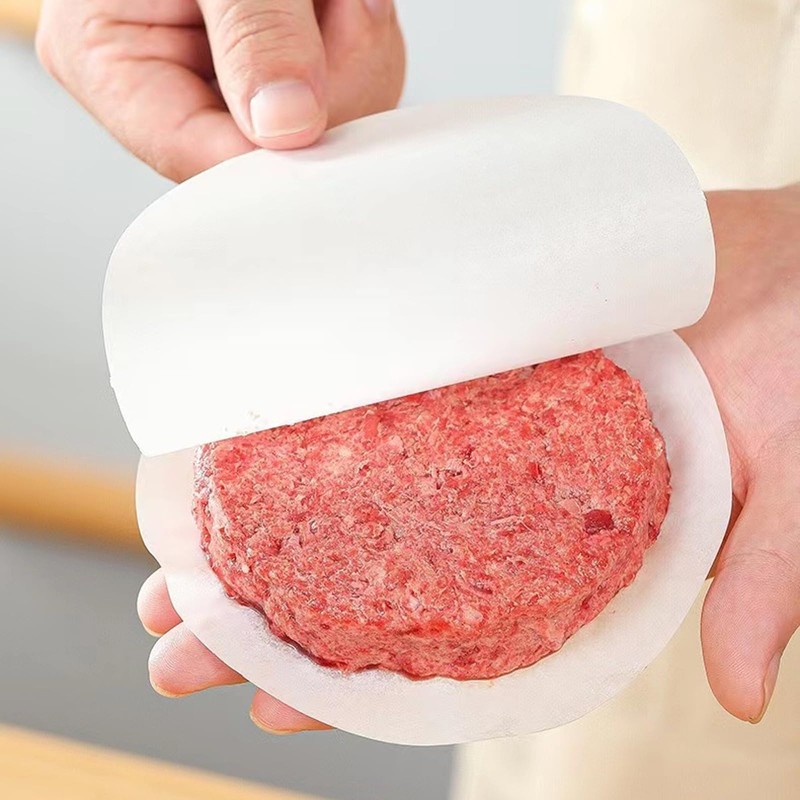 BurgerPaper 2000pcs, Non Stick Hamburger Patty Paper, 4.5" Round Parchment