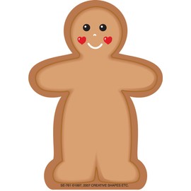 Creative Shapes Etc. Gingerbread Man Mini Notepad