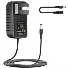 [Polarity Changeable] 9V AC Adapter with Polarity Reverse Cable DC9V 1A 2A Power Supply Cord 5.5mm DC Plug for P-Touch Label Maker, Guitar Pedals, Keyboards, Arduino UNO MEGA, BT Speaker DC9V Charger