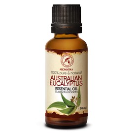 Australian Eucalyptus Oil 30 ml - Eucalyptus Radiata - Australia - Essential Oil for Aromatherapy - Yoga - Sauna - 100% Pure Eucalyptus Oil - Australian Eucalyptus Essential Oil