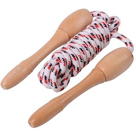 Constructive Playthings CPX-204 Set of 6 Wood Handled 8 ft. Long Jump Ropes