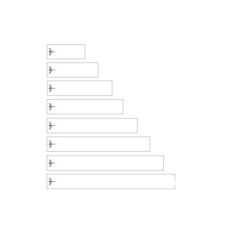 White Water Archery Solid White Icon Logo Arrow Wraps 15