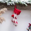 18 Inches Knit Christmas Stockings 3 Pcs Large Knitted Stockings