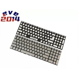HP Laptop PC Backlit Keyboard Silver For HP 15-dw0081wm 15-dw0038wm 15-dw1081wm