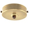 ElekTek 100mm Flat Top Ceiling Rose with Cord Grip Antique