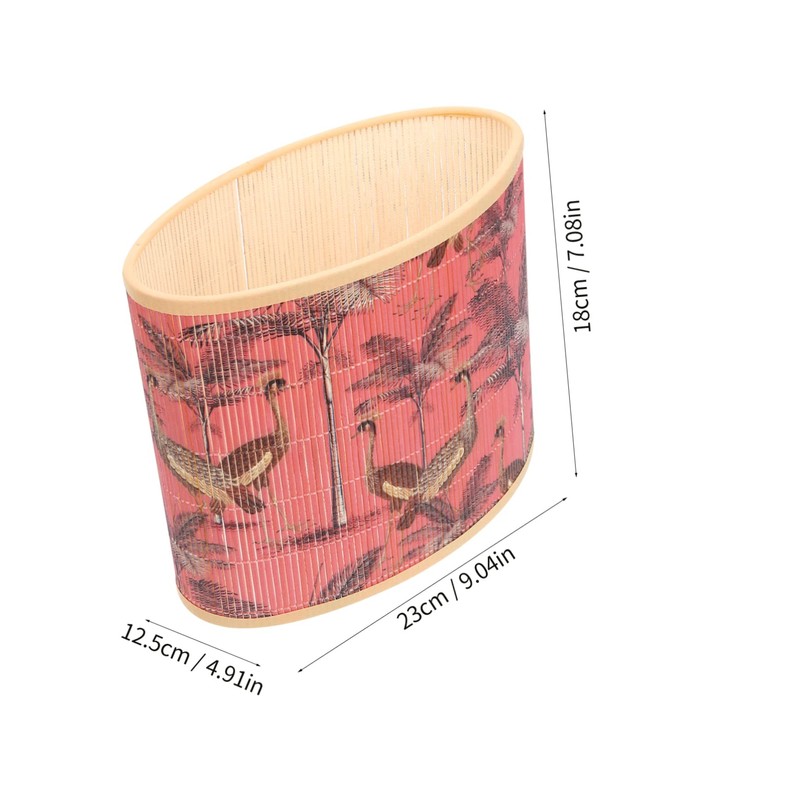 CAXUSD Wicker Light Shade Rattan Lampshade Table Lamp Cover Replacement