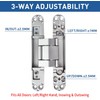 TamBee Outswing Hidden Door Hinges for Secret Door Secret Door