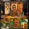 RONSTONE Book Nook Kit - DIY Dollhouses Miniature Booknook with