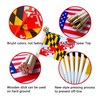 TSMD Maryland State Flags Small Mini Hand Held Stick Flags,5x8