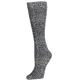 Celeste Stein Therapeutic Compression Socks, Black Grey Spots, 15-20 mmhg, 1 Pair