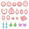 14 Shapes Polymer Clay Cutters Set, Mini Spring Flower Clay