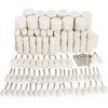 Hedume Set of 258 Felt Polishing Buffing Wheel, Wool Felt