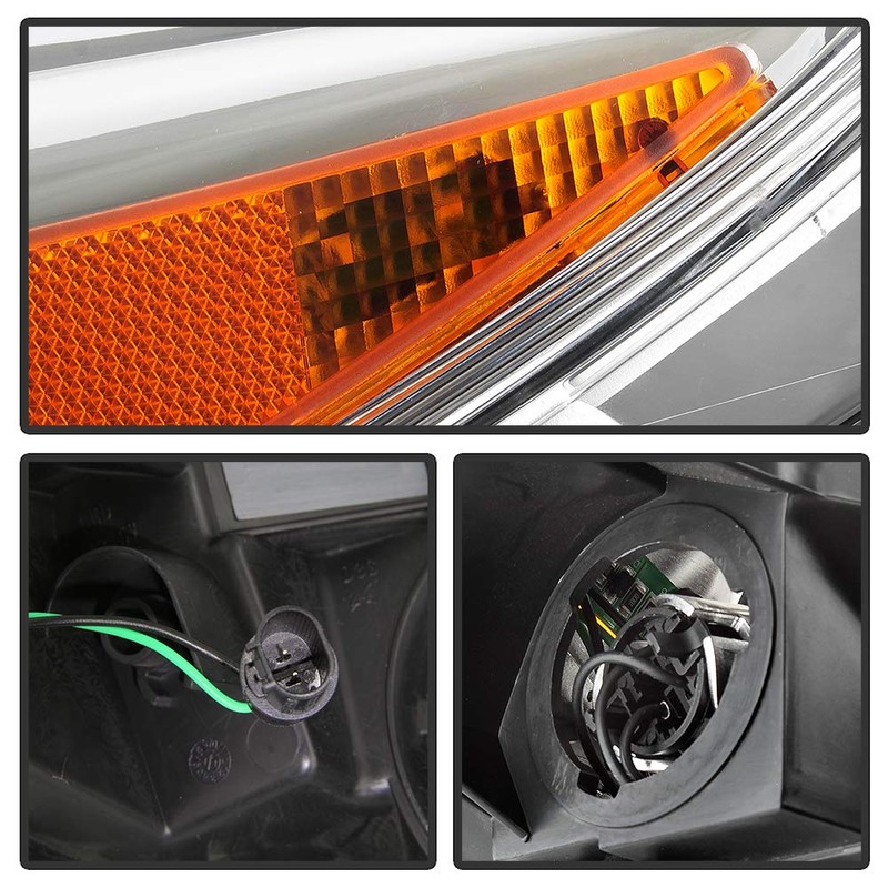 ACANII - For Replacement 2014-2017 Buick Regal Halogen Model Projector