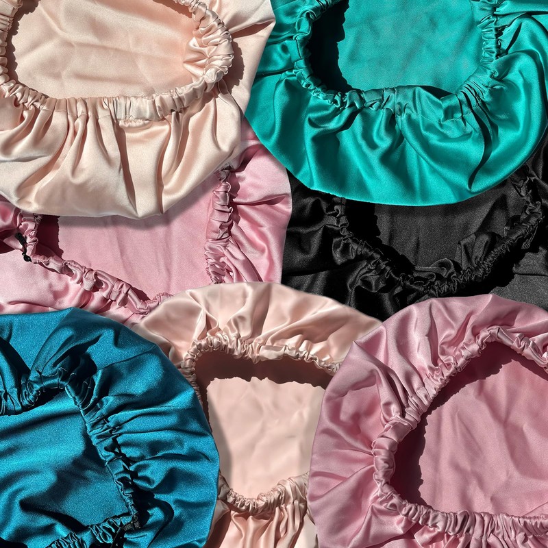 Satin Bonnet Silk Bonnet for Sleeping Women Double Layer Hair