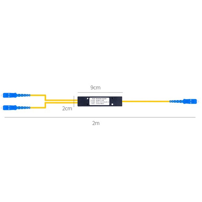 Dovhmoh 1 Point 2 Taper Fiber Optic Splitter, Splice Box,