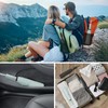 Fogkey 2-Pack Windproof, Waterproof, UV-Blocking Portable Travel Umbrella, Compact Sun