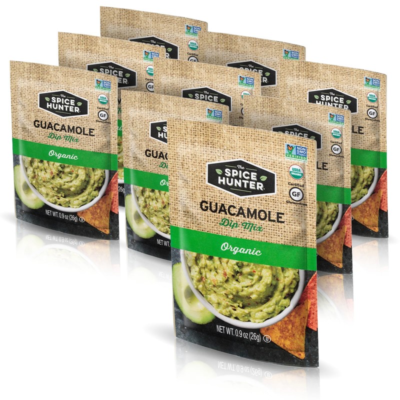 Spice Hunter Pkt, Guacamole Dip, 0.9 Ounces (Pack of 12)