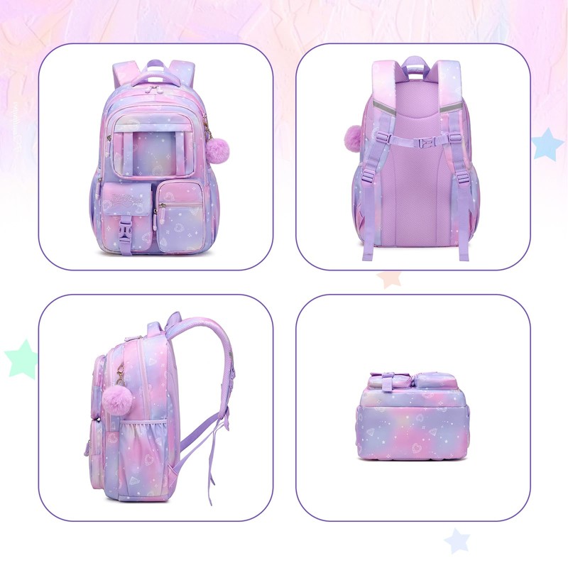 PIG PIG GIRL Kids Backpack for Girls - School Bags