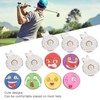 VGEBY Golf Ball Markers with Silver Golf Cap Clips 25