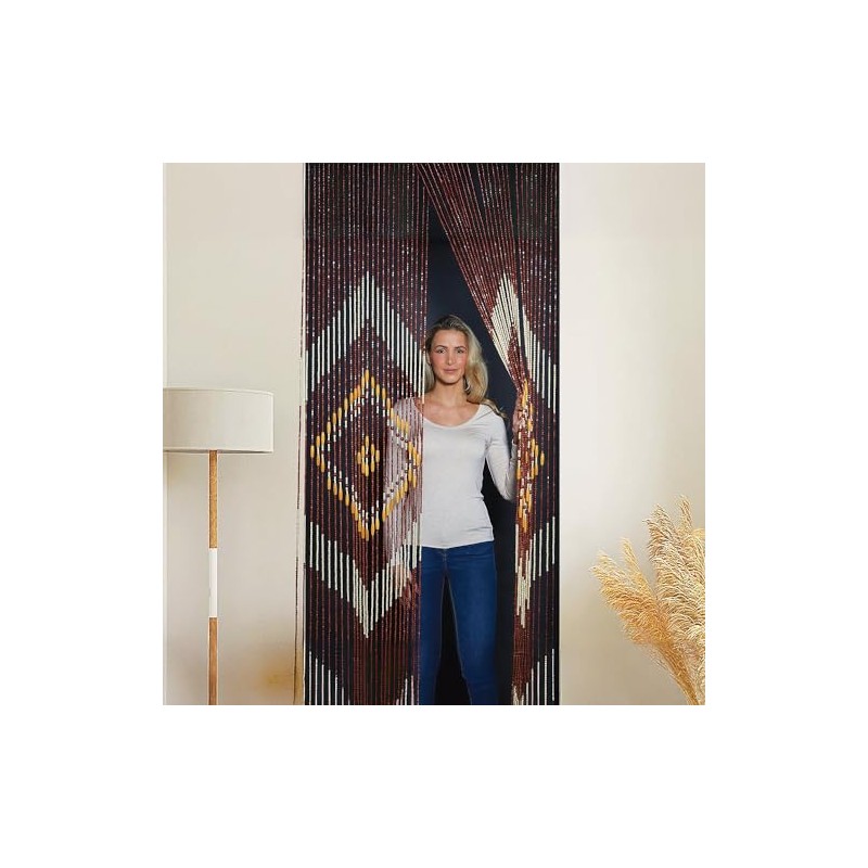Coopers of Stortford Bamboo Curtain (Diamond)