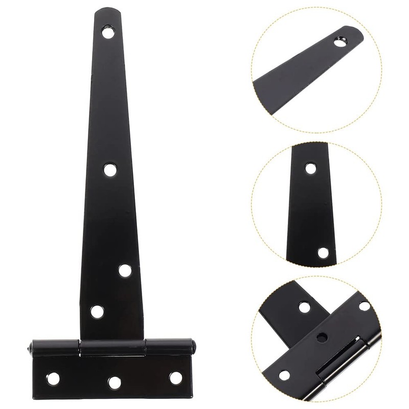 2 Pack Heavy Duty T-Hinges 8 Inch (200mm), Tee Hinge