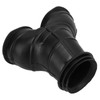 Carburetor Intake Manifold Dual Intake Boot Adaptor Rubber Replacement for