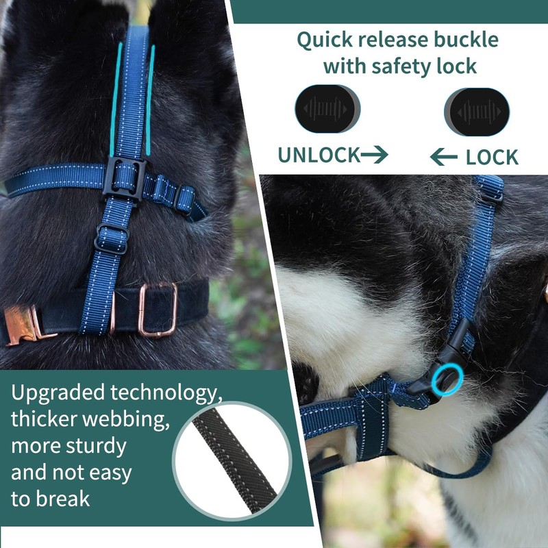 BARKLESS Dog Muzzle, Basket Muzzle for Small Medium Large Dogs,