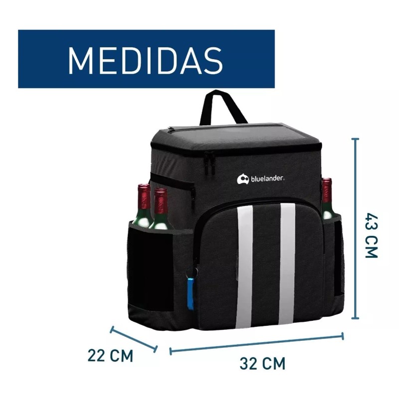 Bluelander 2 Mochilas Hielera Térmica Portatil 27 Lt Frio Caliente