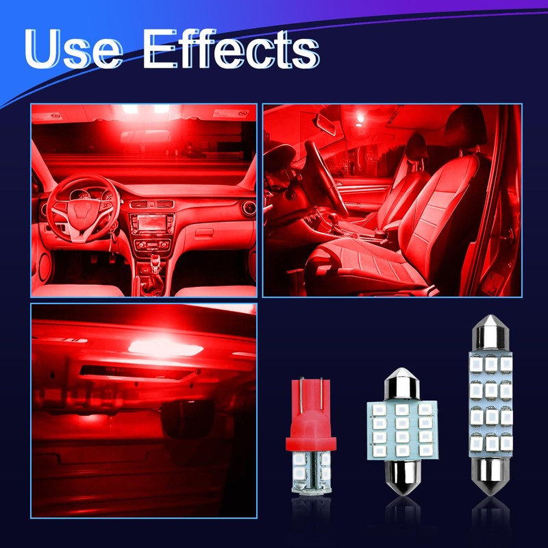 NTNEV 24PCS LED Interior Replacement Bulbs, Interior Car Lights, Dome