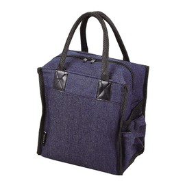 Pearl Metal Lunch Jar, Bottle Bag, Denim, 8.9 x 5.9 x 10.4 inches (22.5 x 15 x 26.5 cm) (Without Handle) Octas HB-3901