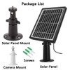 Hiseeu Solar Panel Compatible with Outdoor Rechargeable Battery Powered WiFi