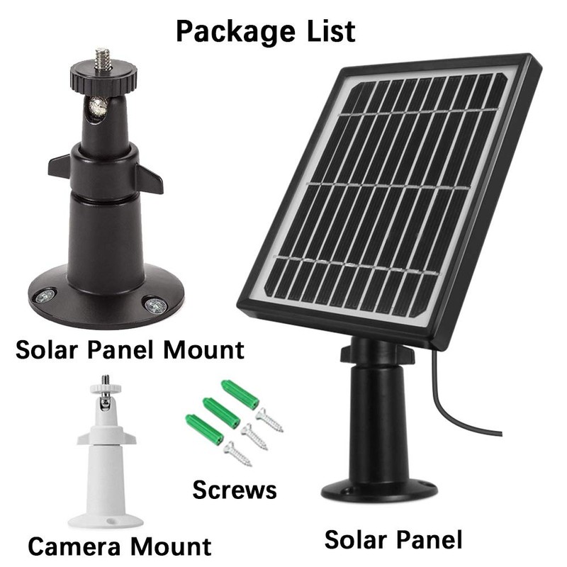 Hiseeu Solar Panel Compatible with Outdoor Rechargeable Battery Powered WiFi