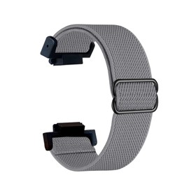 Elastic Watch Bands Compatible with Casio 16MM GA-100/G-5600/GA-300/GLS-100/GB-5600/GW-6900/G-Shock DW-5600/8900/GWM5610,Stretchy Soft Adjustable Replacement Nylon Strap (Gray)