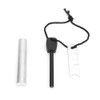 2 in 1 Portable Stainless Steel Scraper Flint Rod 18
