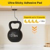 Adhesive Banana Hanger Under Cabinet: 2 Pack Sticky Banana Hooks