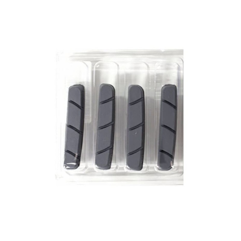 Deda Elementi Carbon Rim Brake Pad Inserts, Black, 2 Pairs