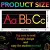 12 Pieces Alphabet Line for Classroom Wall Chalkboard Brights Manuscript