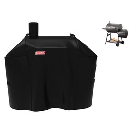 acoveritt Expert Grill Offset Smoker Cover, Waterproof Grill Cover, 56.5 inch Black