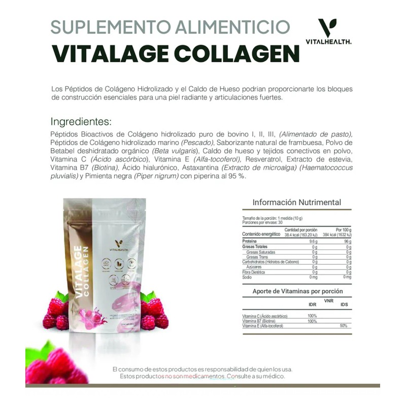 Vitalage Collagen | Colágeno Hidrolizado